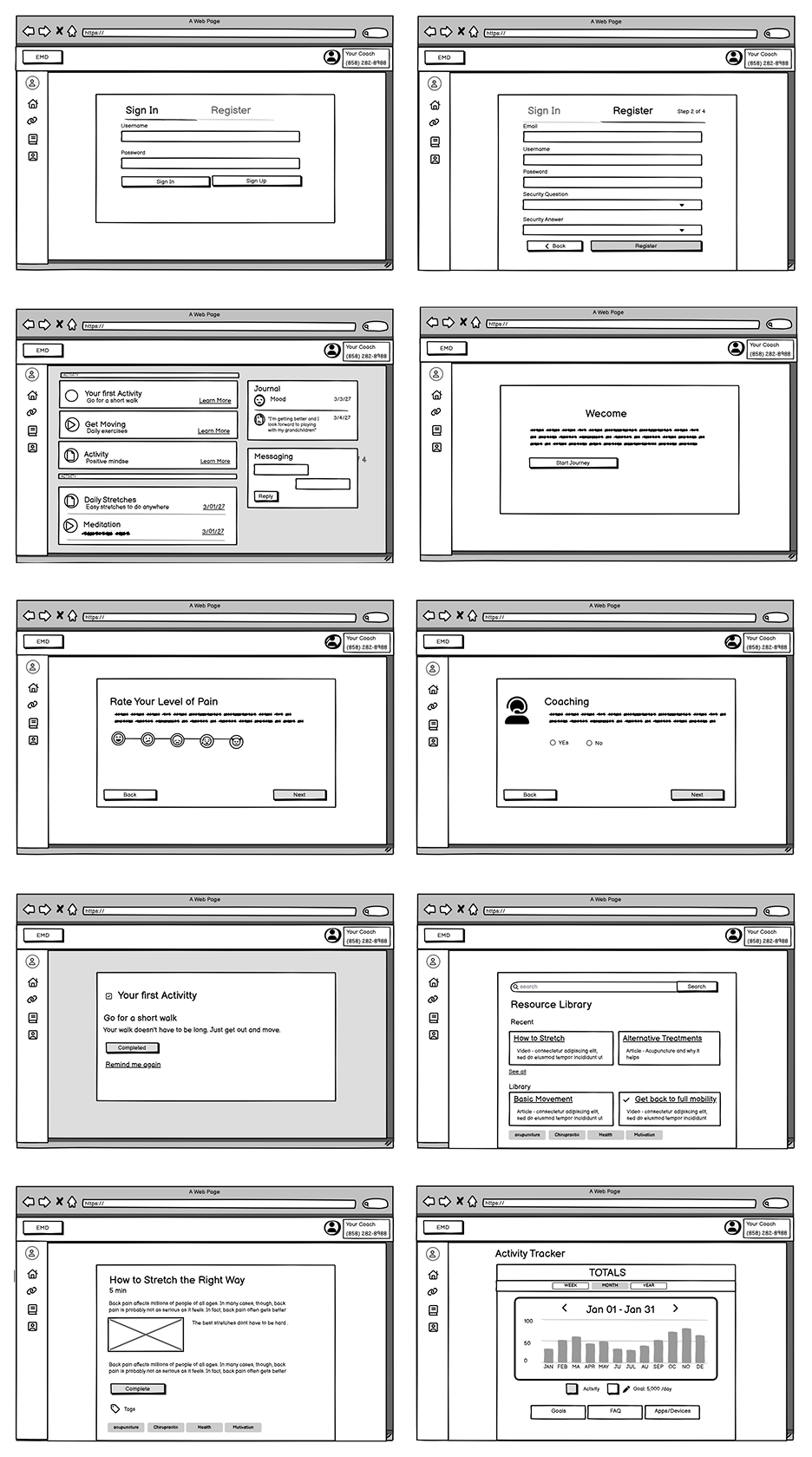 Wireframes